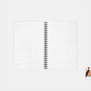 Watercolor Insect Undated Weekly Planner Minimalist Productivity ...