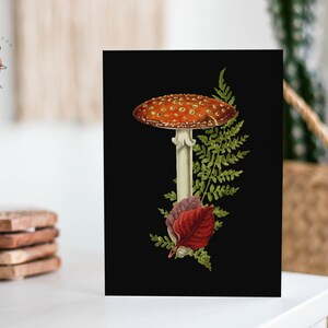 Cartes champignon forêt sombre, Cartes champignon, Choses sorcières, Cartes de remerciement, Dark Academia, Papeterie gothique, Mariage sorcière A7 (QTÉ 10)