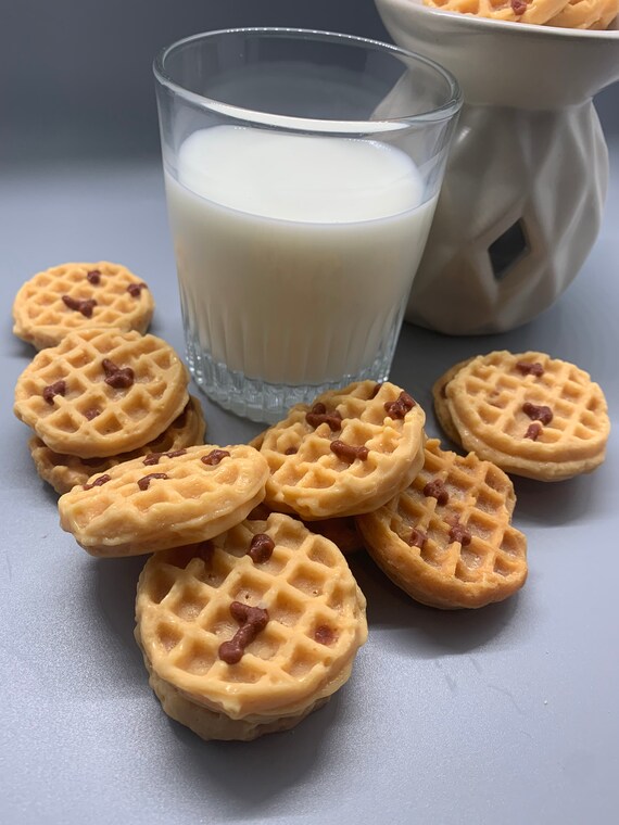 Chocolate Chip Cookie Dough Waffles Etsy