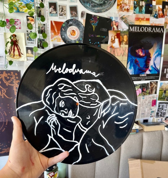 Lorde Album Cover Painted Vinyl -