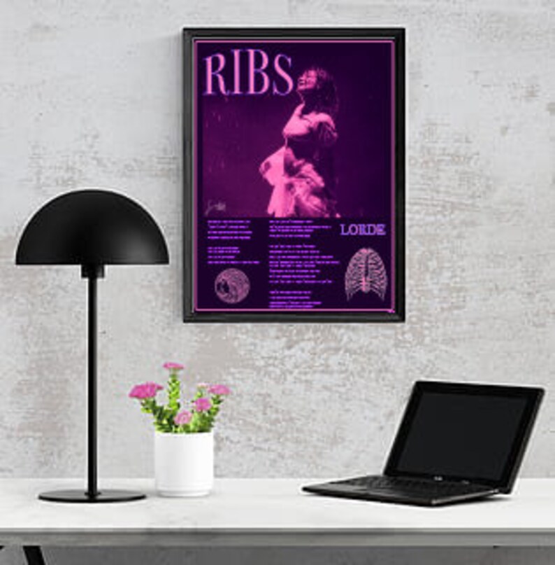 Ribs Song Lorde Poster DIGITAL DOWNLOAD ONLY Etsy