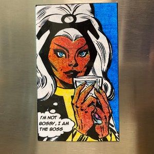 Xmen Storm Magnet Girl Power Comic panel