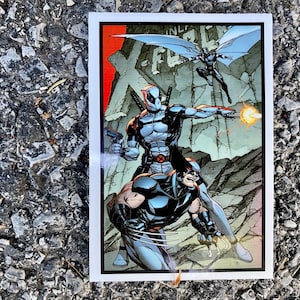 Uncanny X Force Comic Panel Sticker