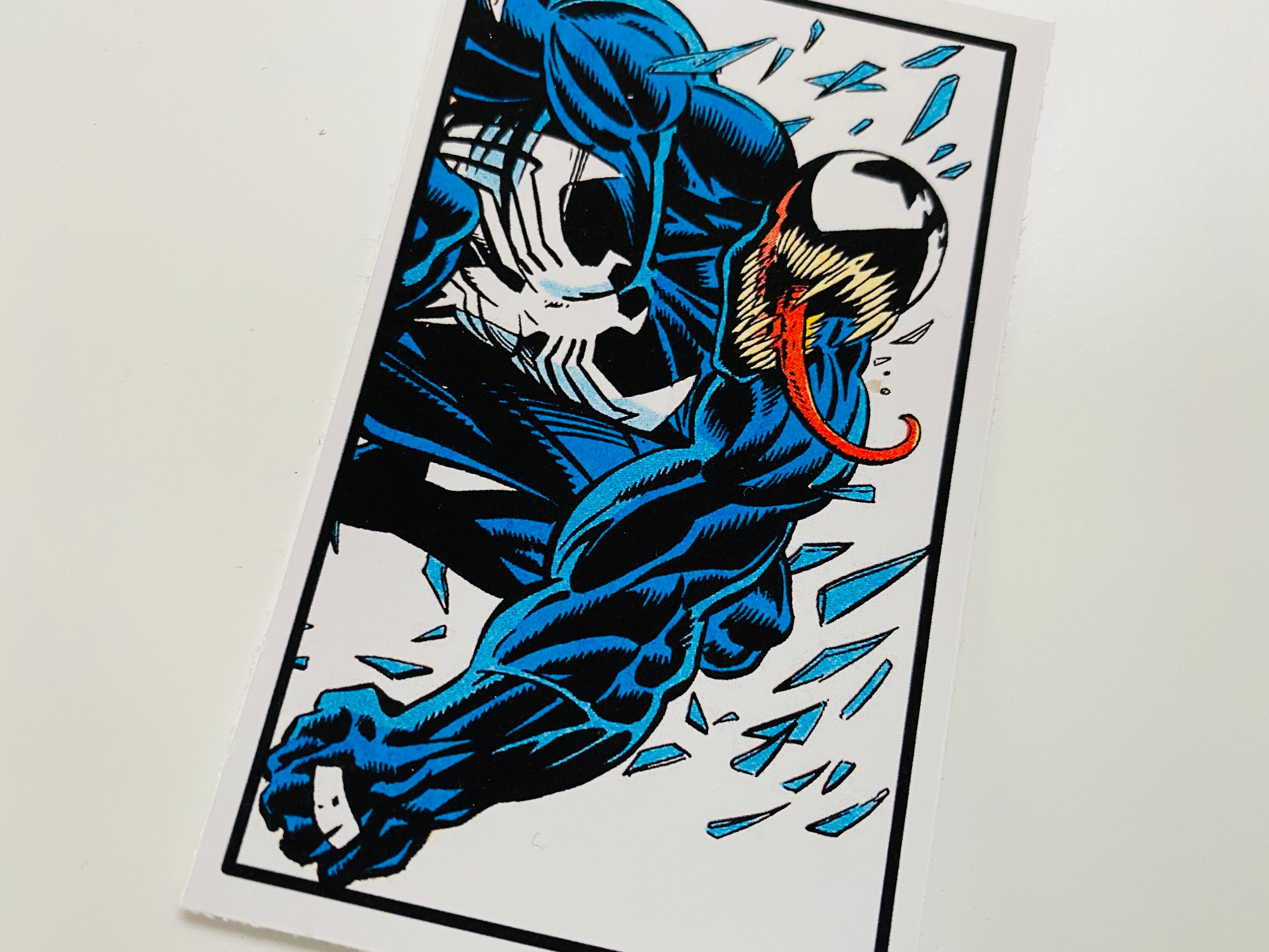 Marvel Venom Wallcling Comicbook Panel Sticker - Etsy