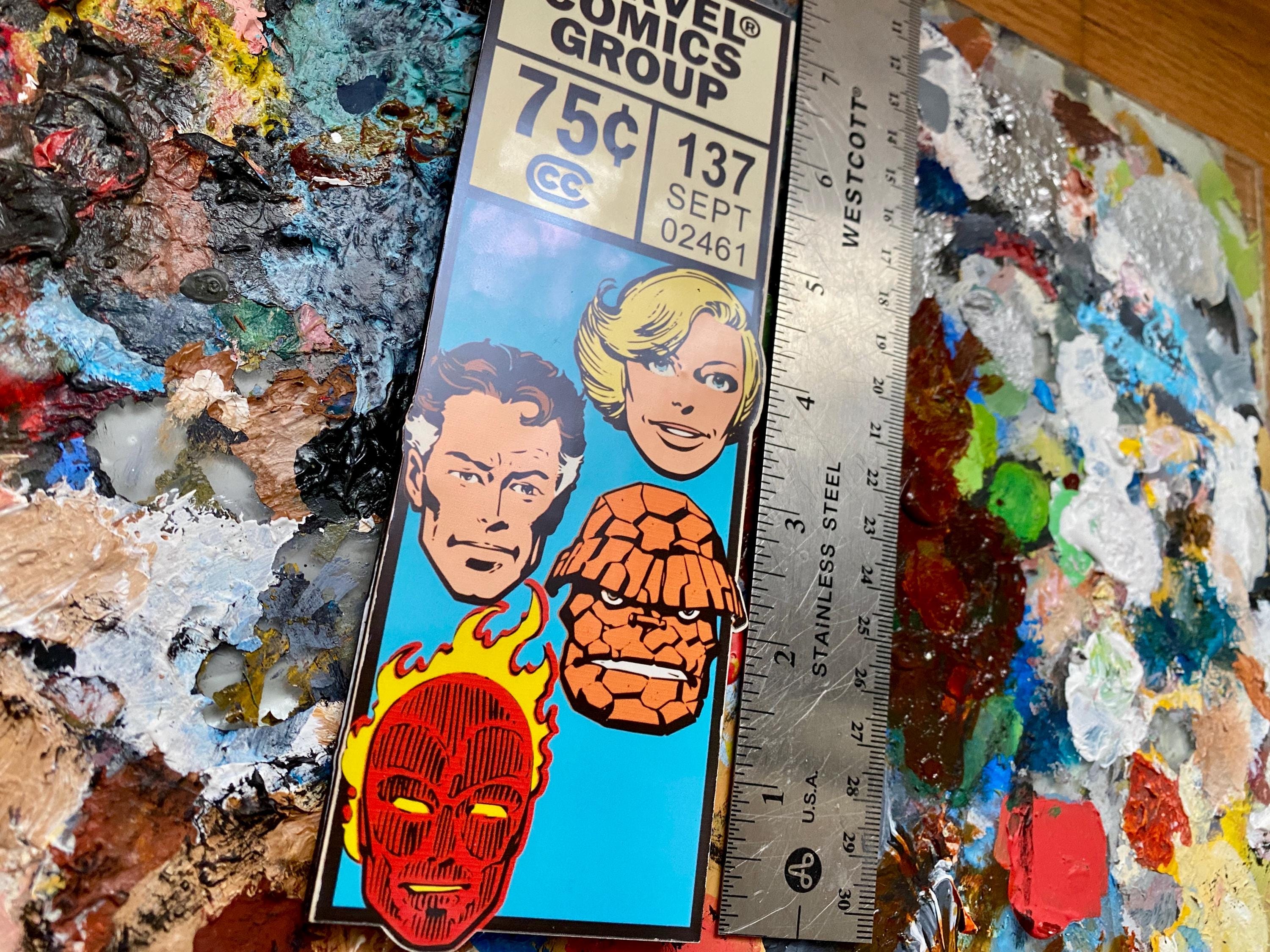 Fantastic Four Comic Corner Art - Etsy