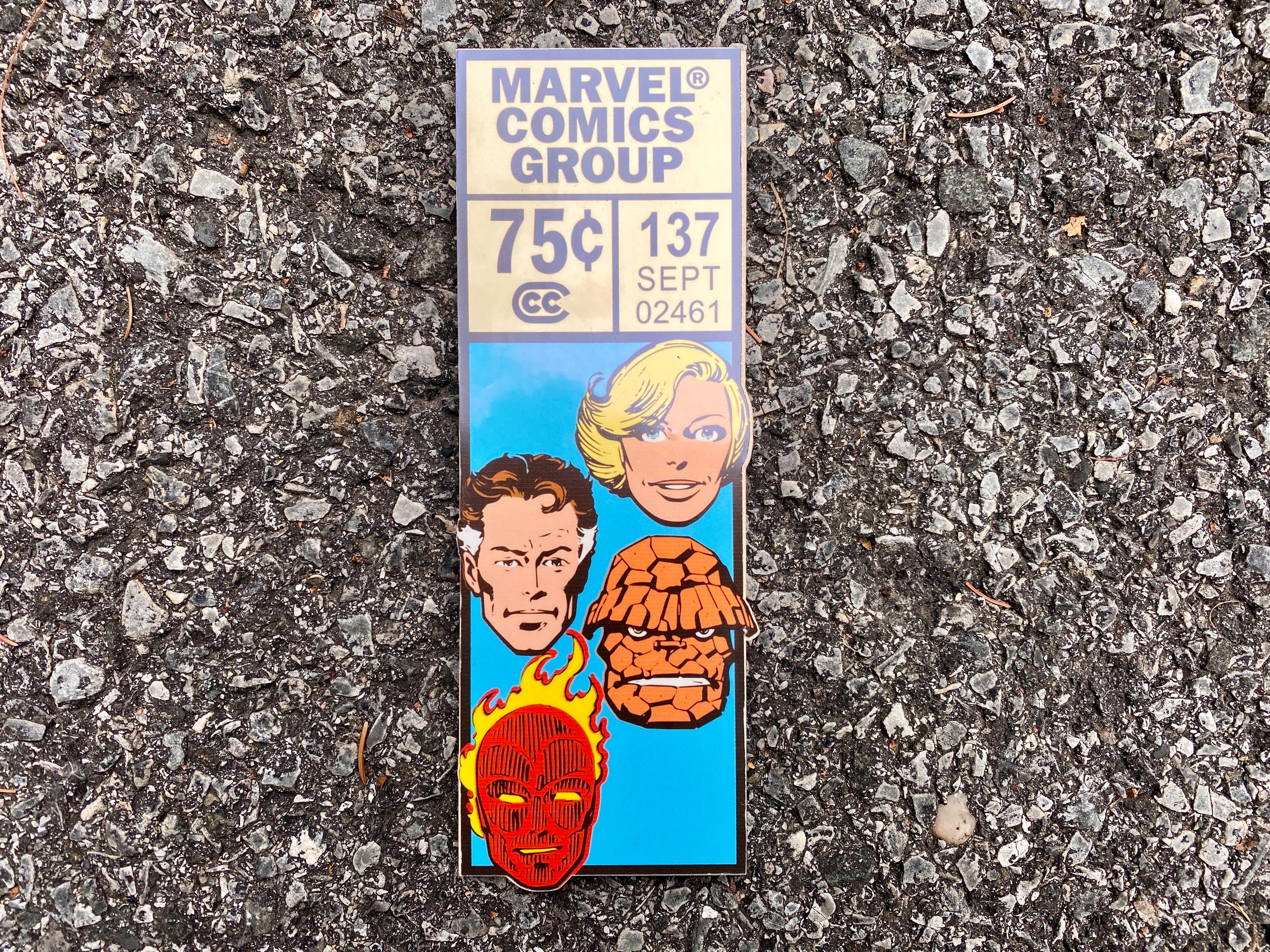 Fantastic Four Comic Corner Art - Etsy