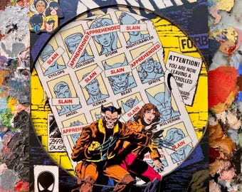 X-men Days of Future Past Wooden Comic - Etsy