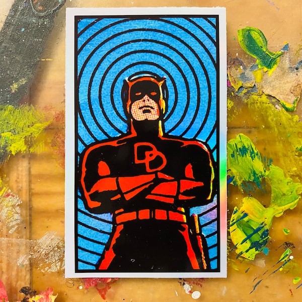 Daredevil Comicbook holographic Sticker