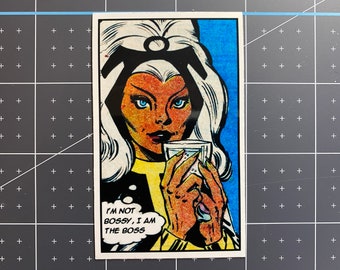 Xmen Marvel Storm Girl Power Comic Panel Decal Laptop Sticker - Etsy