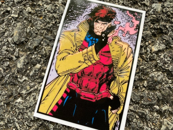 Gambit Comic Book Panel Sticker - Etsy Canada