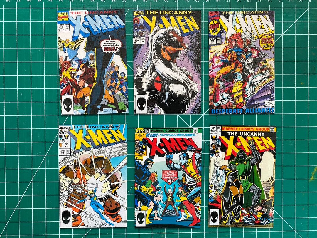 アメコミ　marvel　アンキャニー　x-men　ハードカバー The Uncanny X-men Comicbook Cover Magets - Etsy