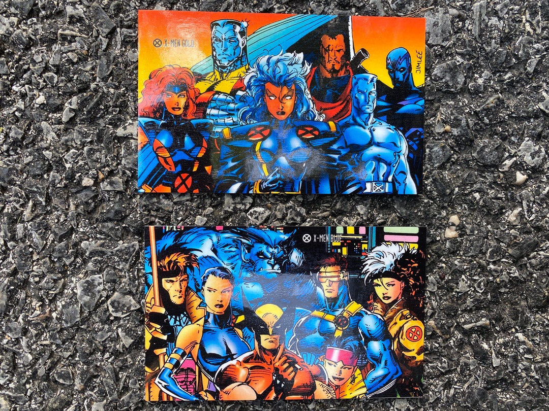 Xmen Gold/blue Team 2 Pack Etsy