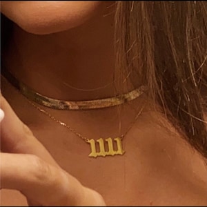 Angel Number Necklace For Mothers, 1111 Angel Number, 222 Angel Number, 444 Angel Number, 925 Sterling Silver Personalized Necklace, Gifts