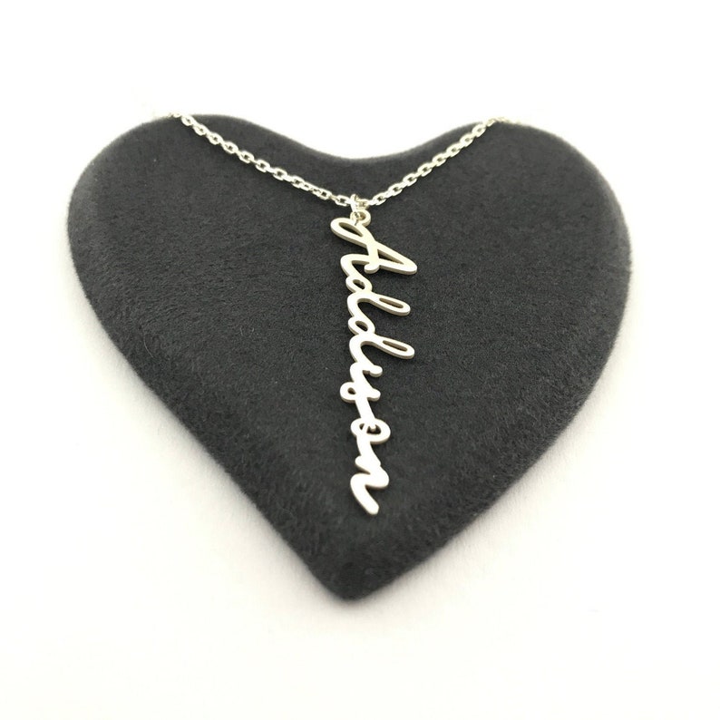 Personalized Name Necklace Custom Name Necklace 925 Sterling Etsy