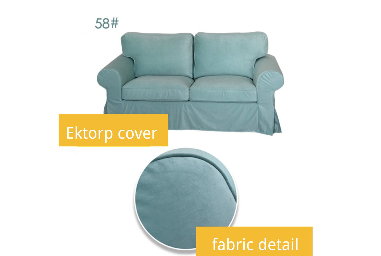 Ektorp 2 Seat Covering,custom Sofa Cover,ikea Sofa Slipcover, Ektorp