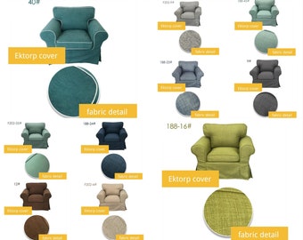 Ektorp cover, Ikea Ektorp armchair cover, custom made Ikea armchair cover, Ektorp armchair slipcover, sofa covering