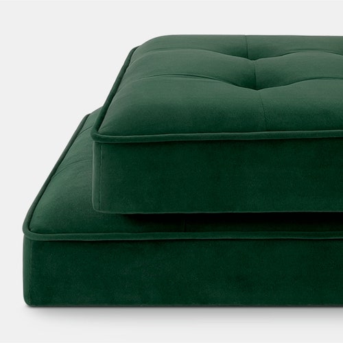 Tufted Velvet Bench Cushion Cushion for Nook Personalize Etsy