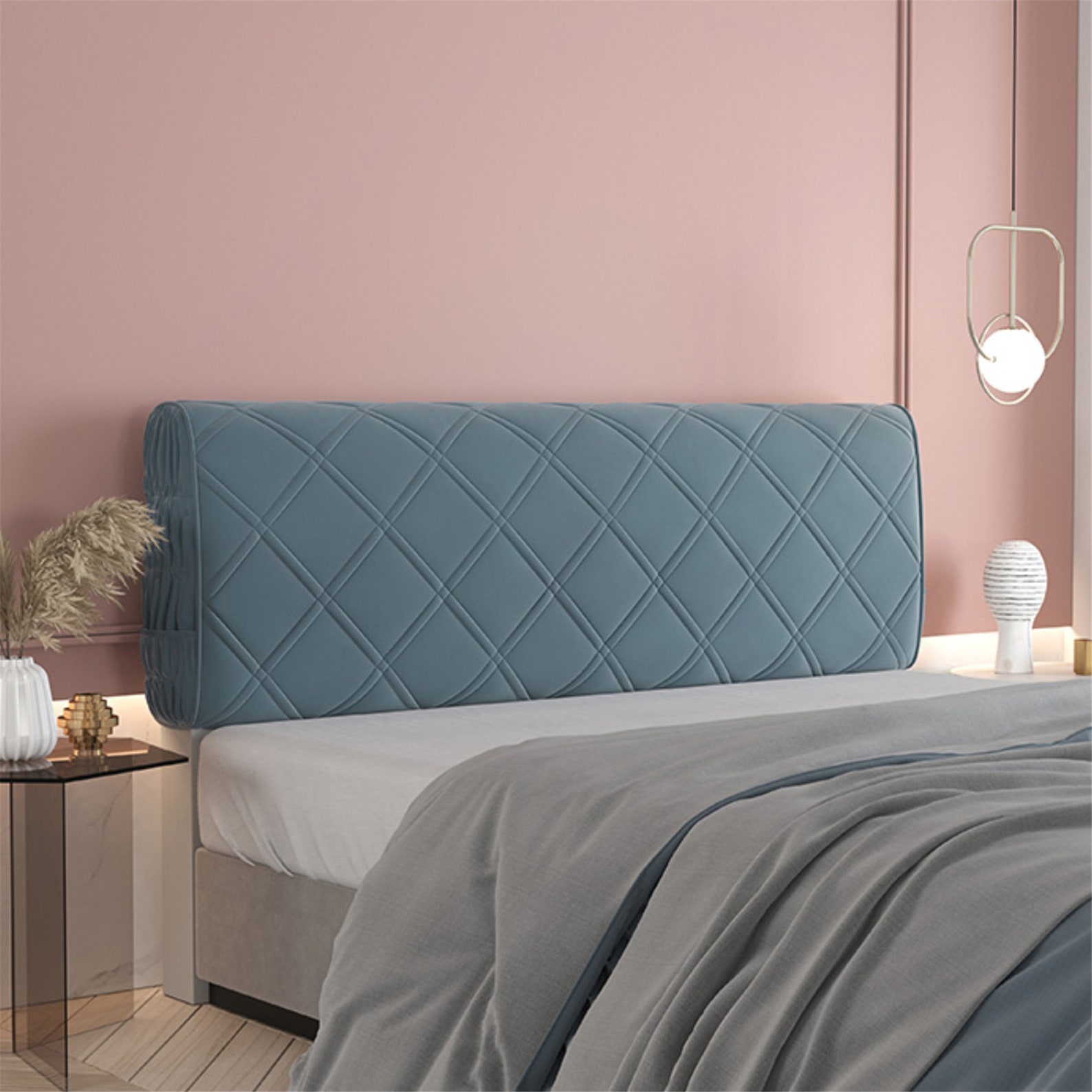 Bed Headboard Cover Thick Bed Headboard Covering Cotton Etsy