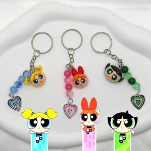 Powerpuff girls keychain - Etsy 日本