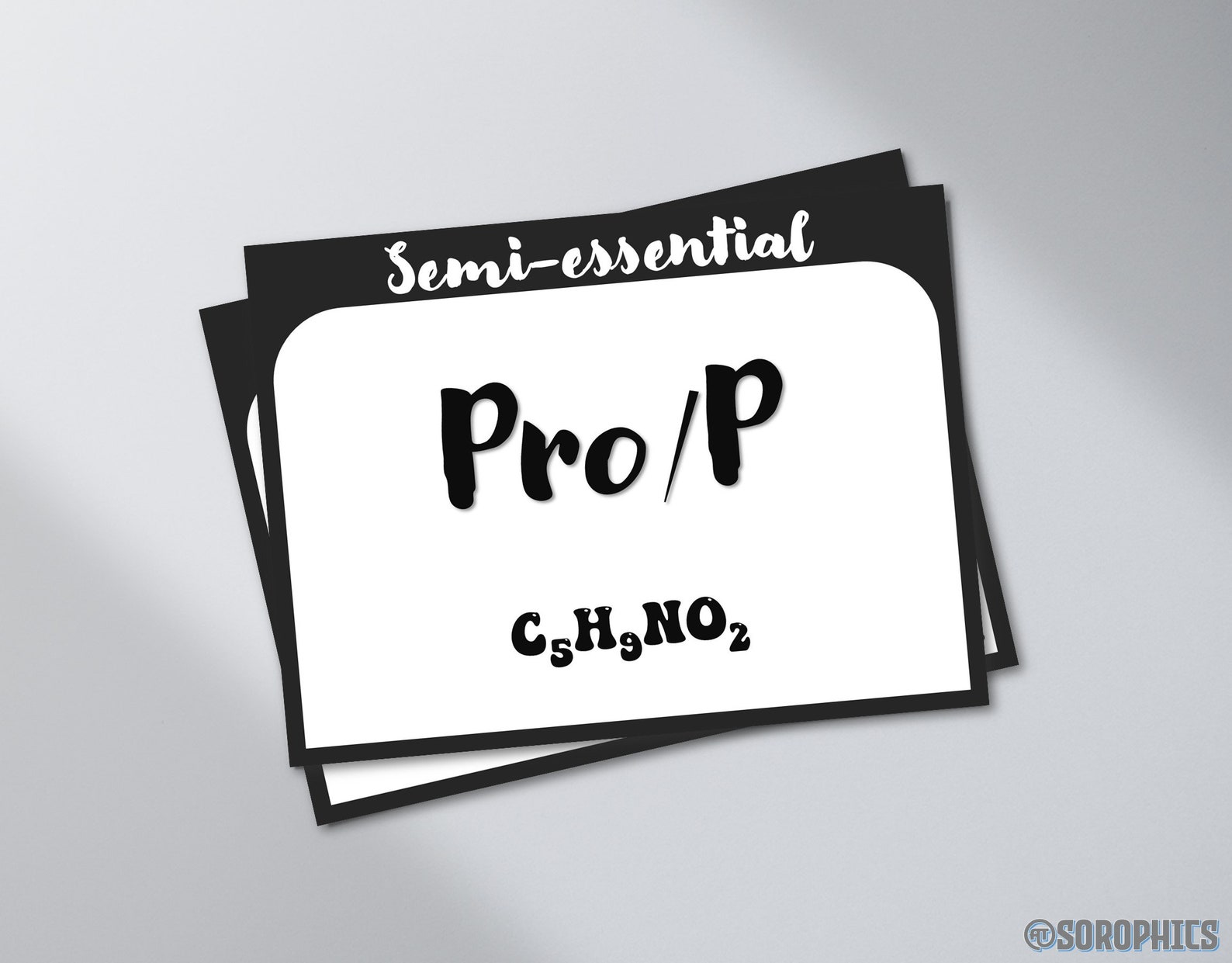 Organic Chemistry Flashcards, Printable Chemistry Flashcards, Amino
