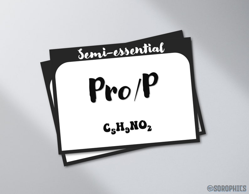 Organic Chemistry Flashcards, Printable Chemistry Flashcards, Amino ...