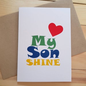 Son Shine Birthday Card