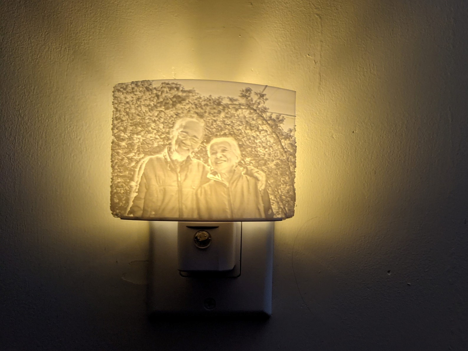 Personalized 3D Printed Night Light With Your Photo Etsy