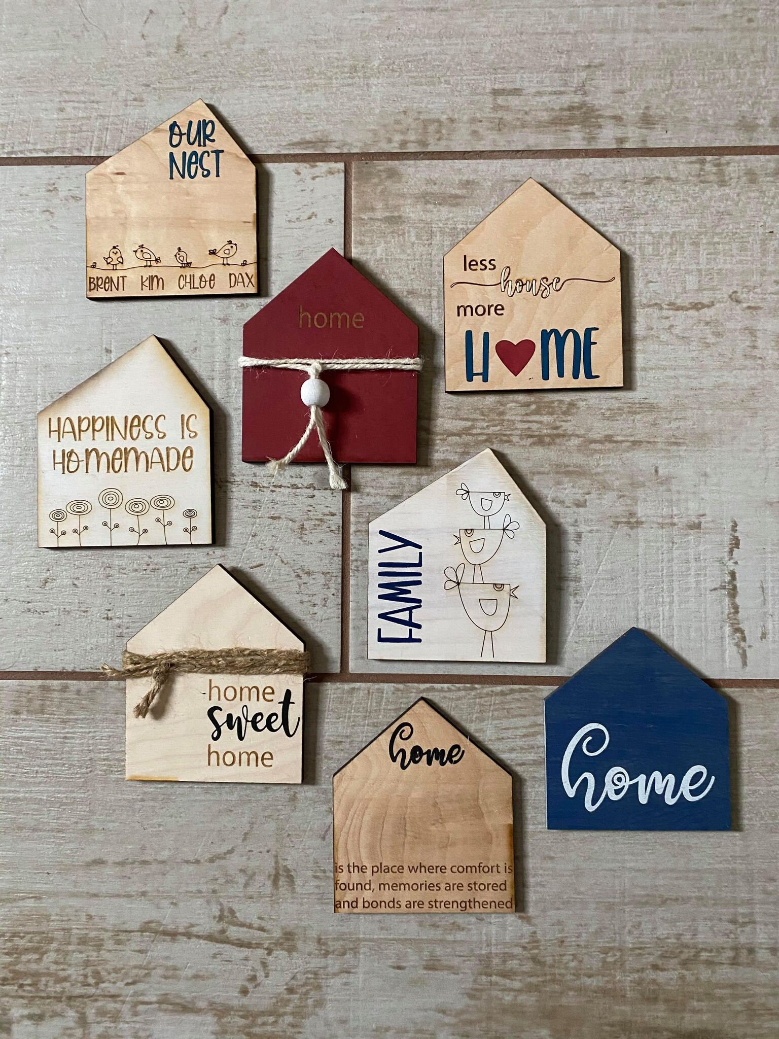 Mini Home Signs Svg Pdf Png Ai Digital Cut File Instant - Etsy UK