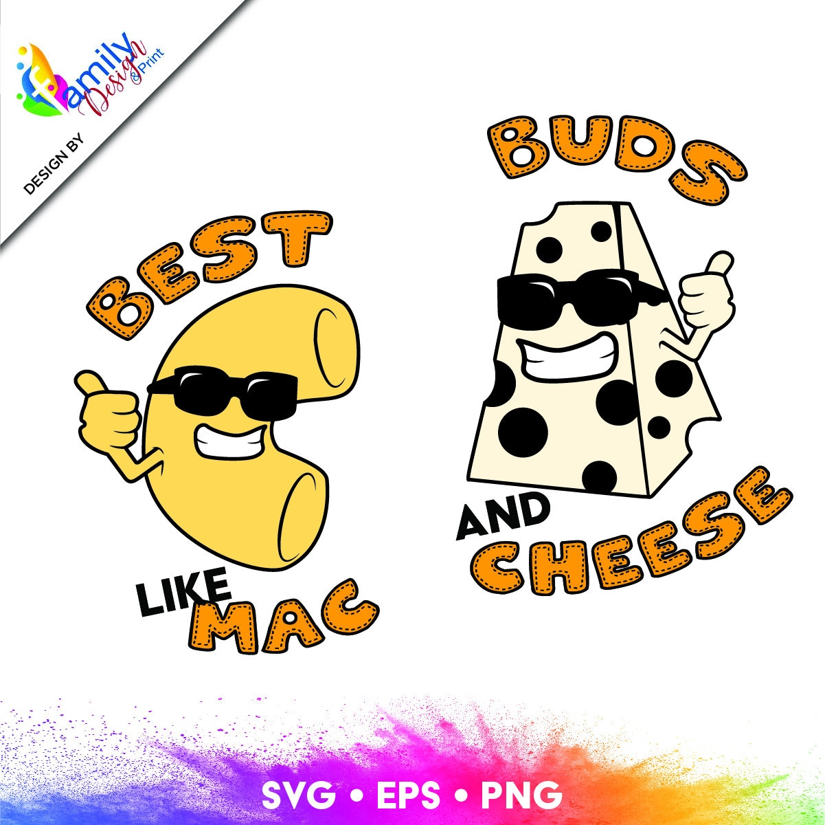 Best Bud Mac and Cheese SVG Design Cut File - Etsy