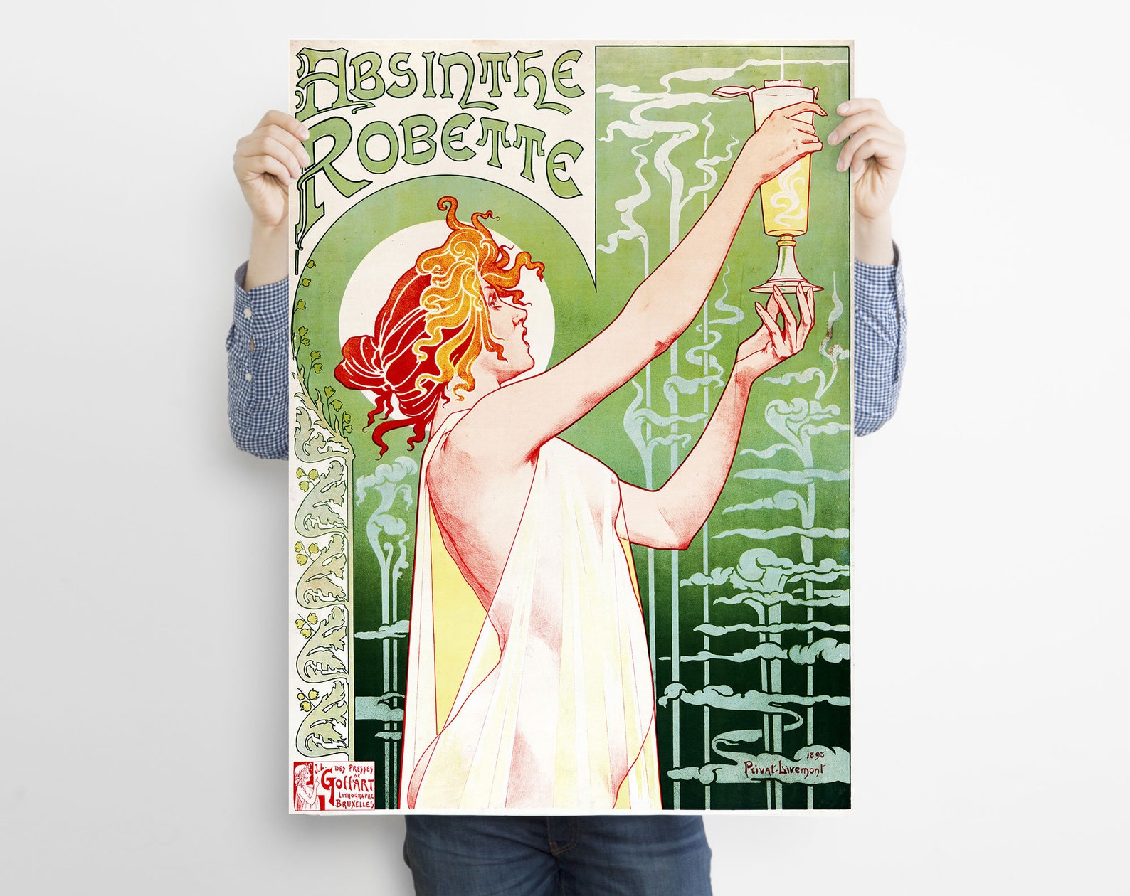 Absinthe Robette Poster Vintage Advertising French Retro Etsy UK