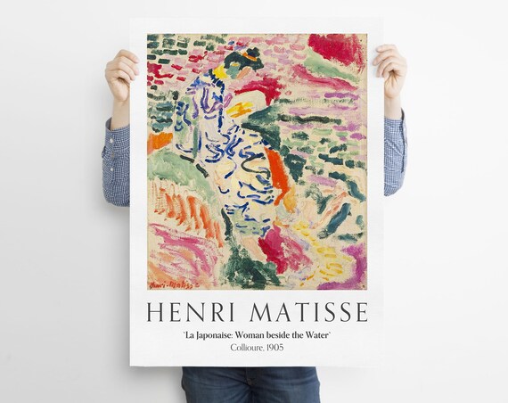 数々の賞を受賞 MATISSE FORTESギャラリーポスター（Henri EAUX litgraphies 額縁