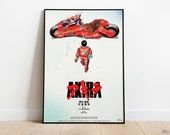 Akira 1988 Movie Poster, High Quality Print, Animated Movie