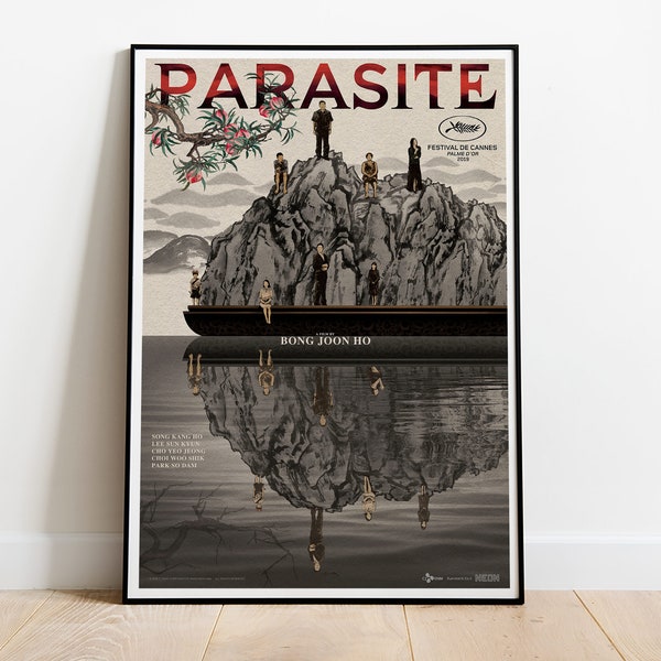 Parasite Movie Poster, High Quality Movie Poster, Gisaengchung, Black Comedy Thriller, Classic Movie Poster, Home Decor