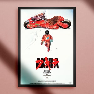 Affiche de film Akira 1988, impression de haute qualité, affiche de film danimation, affiche cyberpunk post-apocalyptique Katsuhiro Otomo, affiche de manga image 3