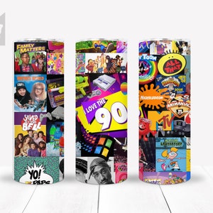 I Love The 90&#39;s 20oz Becher | Deckel und Stroh