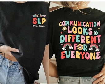 Speech Therapy Shirt, Speech Therapist Shirt, SLP Shirt, Communication Shirt, BHSM Shirt, Aac Shirt, Speech Assistant SLPA Shirt