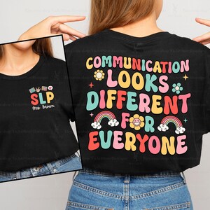 Speech Therapy Shirt, Speech Therapist Shirt, SLP Shirt, Communication Shirt, BHSM Shirt, Aac Shirt, Speech Assistant SLPA Shirt