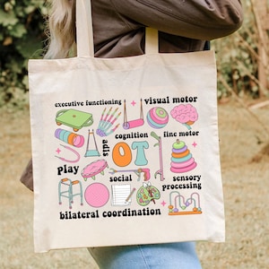 Occupational Therapy Tote Bag, Occupational Therapist Tote Bag, OTA OT COTA Bag, Ot Team, Occupational Therapist Assistant Gift