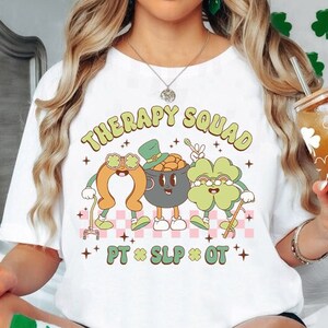 Therapy Squad Shirt, SLP OT PT Shirt, Therapy Squad St Patrick Shirt ...