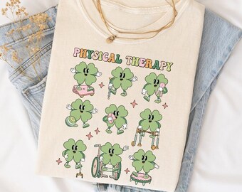 Physical Therapy Shirt, Lucky Physical Therapy, Physical Therapist Patrick's Day, Pediatric Physical Therapy Shirt, PT PTA Shirt, Dpt Gift