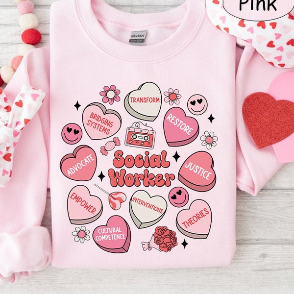 Social Worker Heart Valentine Shirt, School Social Worker Shirt, Social Work Shirt, Coping Skills Shirt, LMSW Shirt, Gift For Social Worker