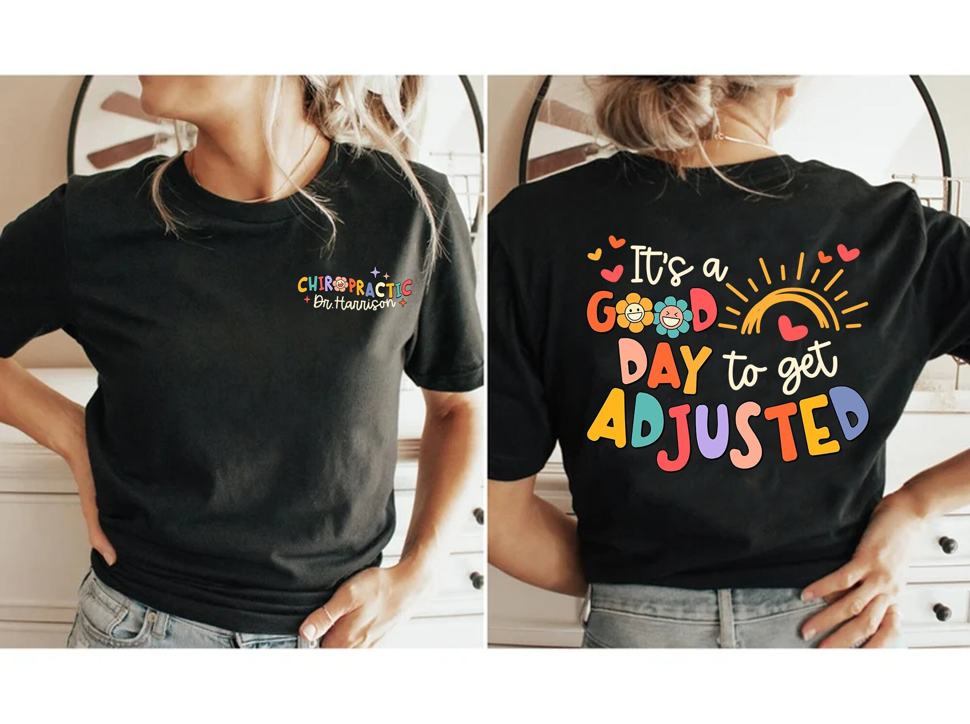 Physical Therapy Shirt It s A Good Day to Get Adjusted Shirt Chiropractic Shirt Chiropractic Students Shirt Chiropractor Shirt PT Shirt Etsy