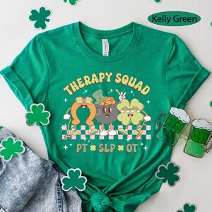 Therapy Squad Shirt, SLP OT PT Shirt, Therapy Squad St Patrick Shirt ...
