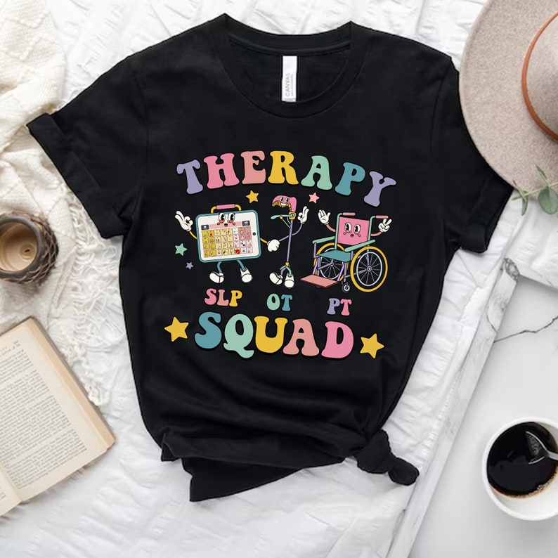 Therapy Squad Shirt, SLP OT PT Shirt, Speech Language Pathologist ...