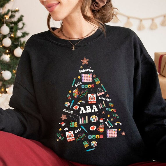 Christmas Bcba Shirt Bcba Gifts Behavior Analyst Shirt Bcba Christmas Shirt Holiday ABA Shirts Inclusion Shirt RBT Shirt Tee Bcba Sweatshirt