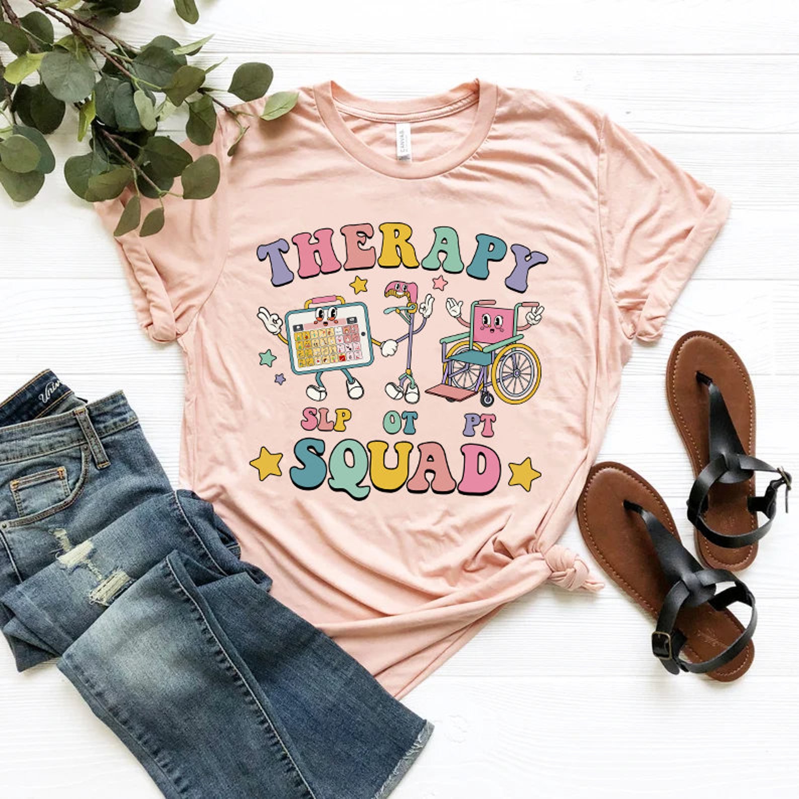 Therapy Squad Shirt, SLP OT PT Shirt, Speech Language Pathologist ...