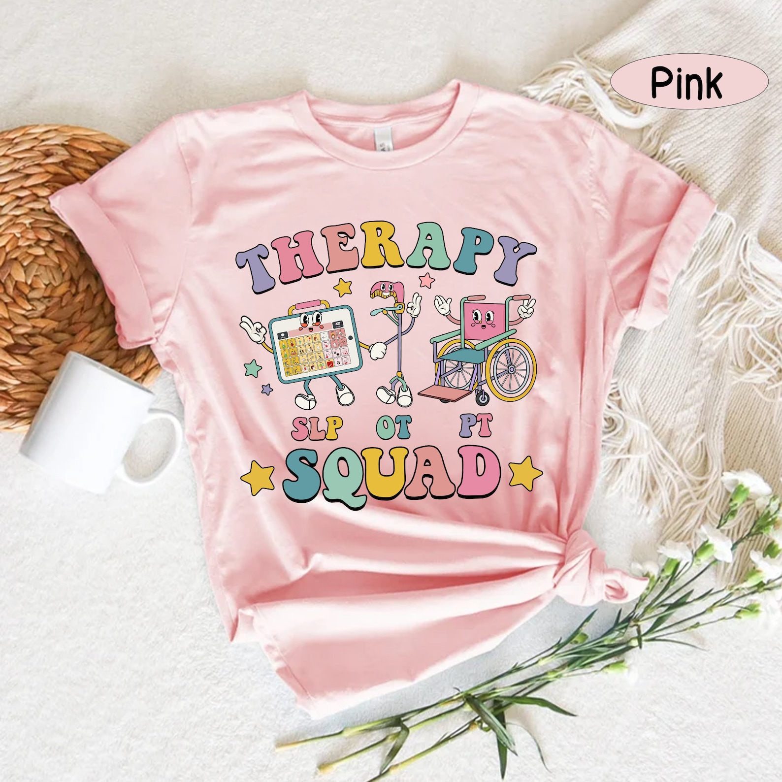 Therapy Squad Shirt, SLP OT PT Shirt, Speech Language Pathologist ...