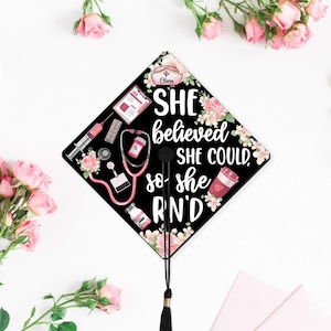 Nurse Graduation Cap Topper, RN Grad Cap Topper, Class of 2025, Nursing ...