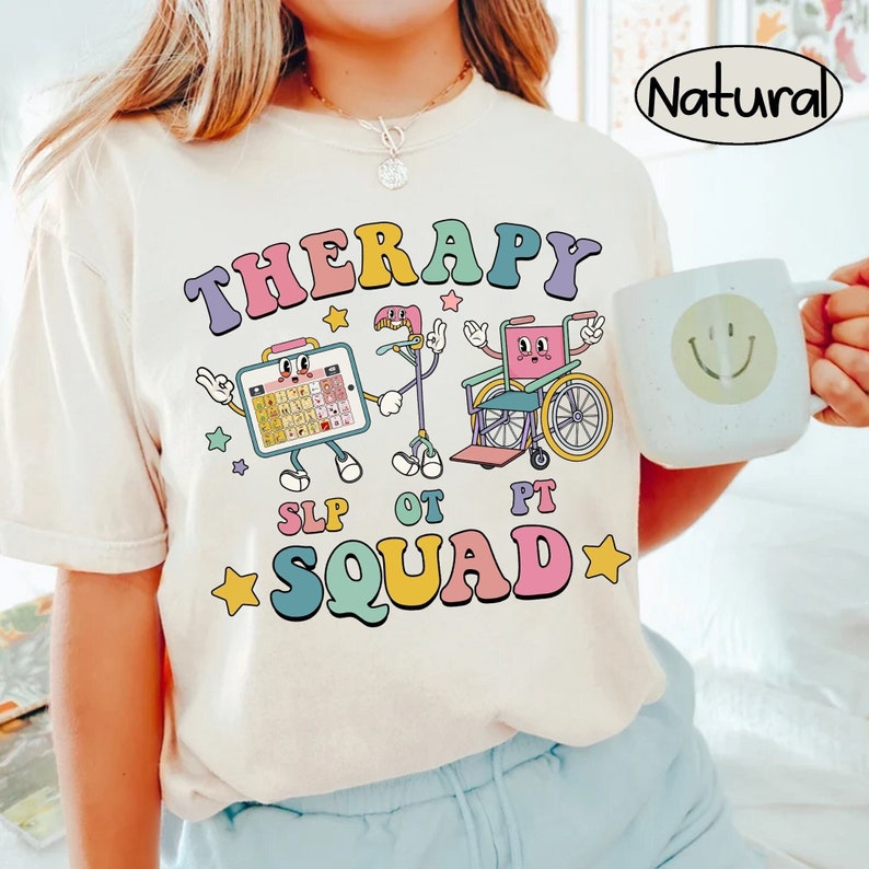 Therapy Squad Shirt, SLP OT PT Shirt, Speech Language Pathologist ...