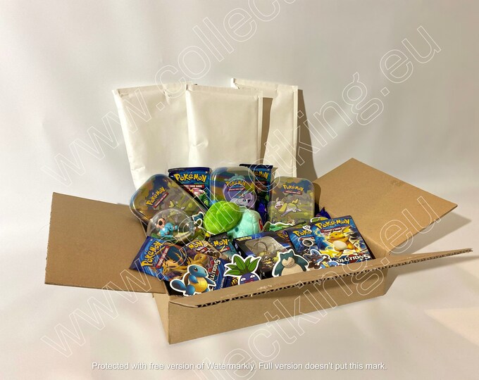 Pokemon Cards Mystery Box Medium Plus guaranteed Graded Etsy